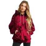 customized georgia bulldogs deer silhouette red hoodie best selling