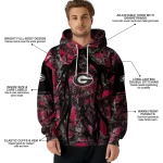 customized georgia bulldogs hunting theme red black hoodie best selling
