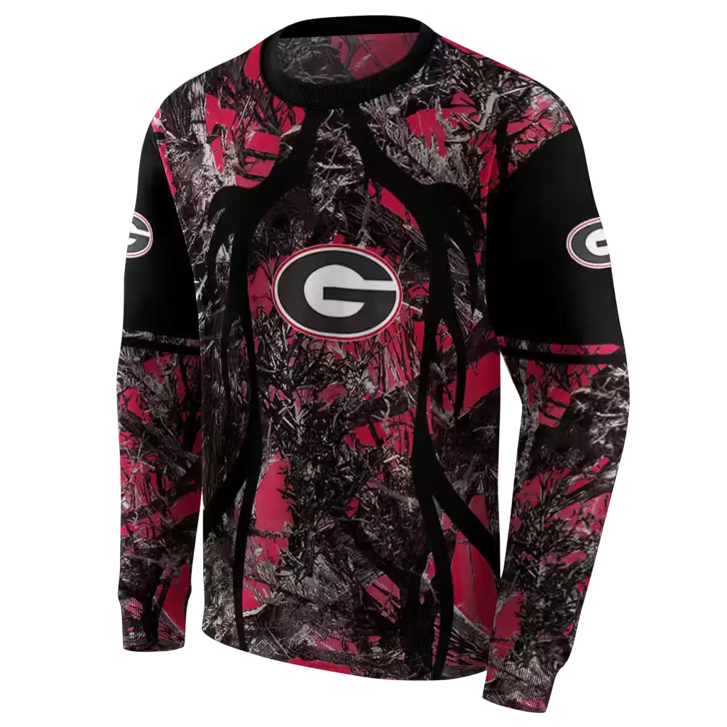 customized georgia bulldogs hunting theme red black hoodie new arrival customized georgia bulldogs hunting theme red black hoodie new arrival