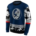 customized georgia southern eagles grateful vibes blue hoodie best selling