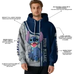 customized georgia southern eagles stitch blue hoodie best selling