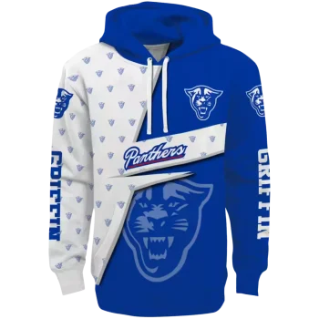 customized georgia state panthers abstract shape blue hoodie best selling