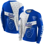 customized georgia state panthers abstract shape blue hoodie best selling