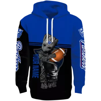 customized georgia state panthers baby groot blue black hoodie best selling