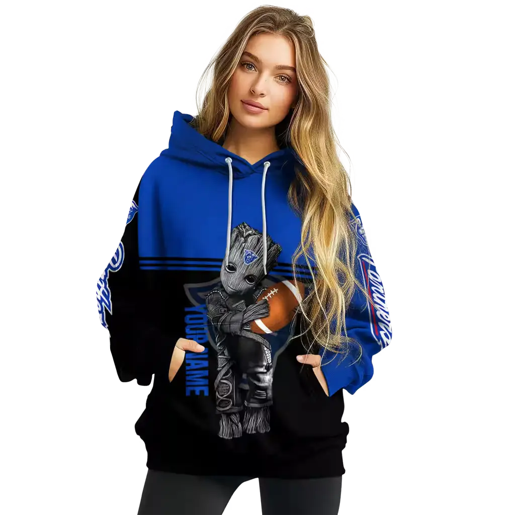 customized georgia state panthers baby groot blue black hoodie high quality customized georgia state panthers baby groot blue black hoodie high quality