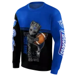 customized georgia state panthers baby groot blue black hoodie best selling