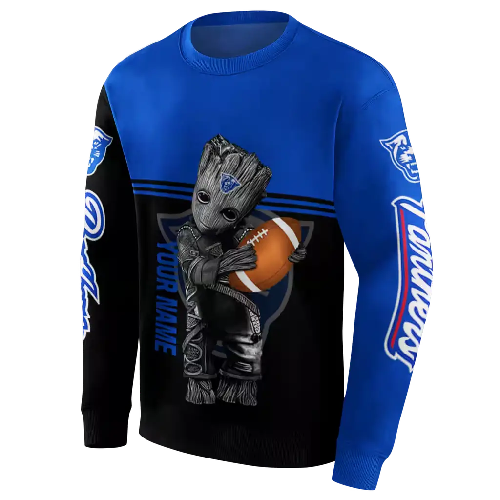 customized georgia state panthers baby groot blue black hoodie new arrival customized georgia state panthers baby groot blue black hoodie new arrival