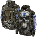 customized georgia state panthers camo skull hoodie best selling