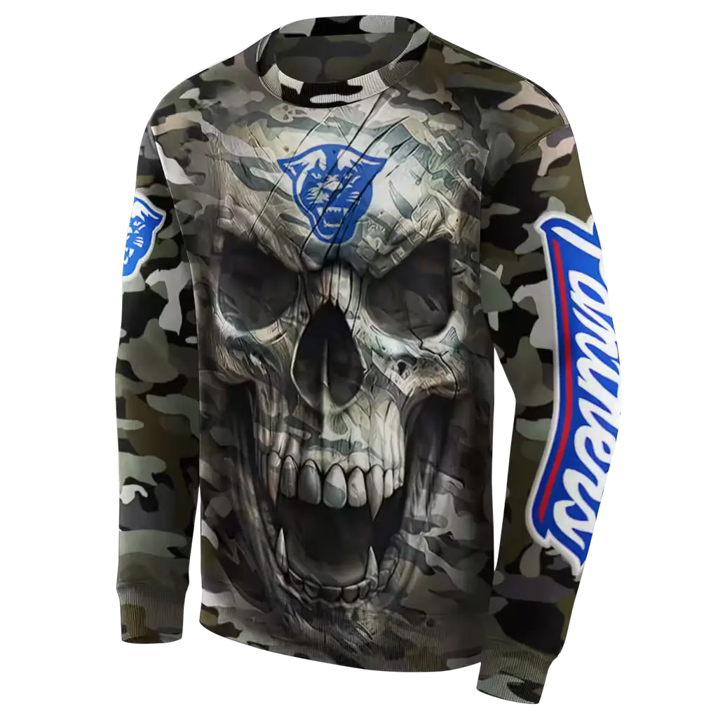 customized georgia state panthers camo skull hoodie new arrival customized georgia state panthers camo skull hoodie new arrival