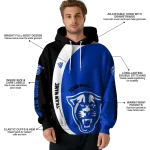 customized georgia state panthers minimalist design blue black hoodie best selling