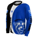 customized georgia state panthers minimalist design blue black hoodie best selling