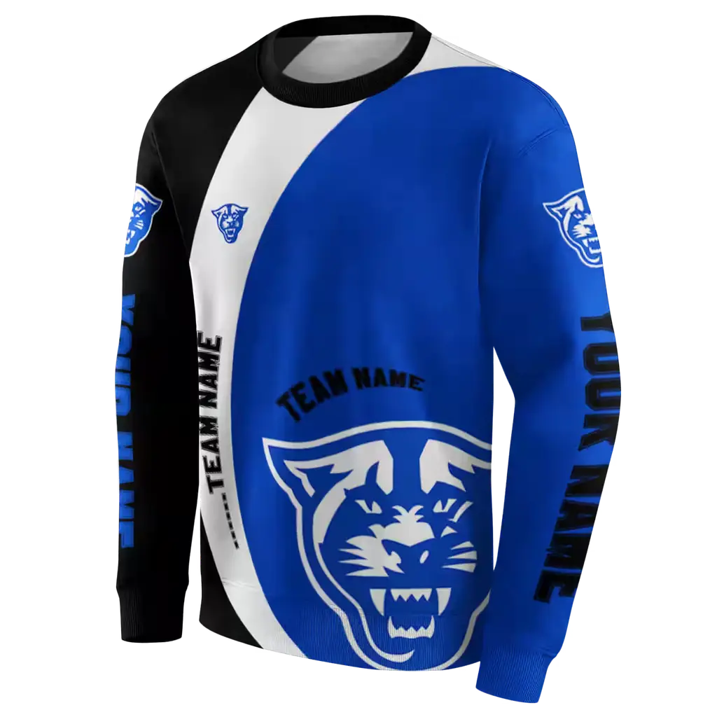 customized georgia state panthers minimalist design blue black hoodie new arrival customized georgia state panthers minimalist design blue black hoodie new arrival