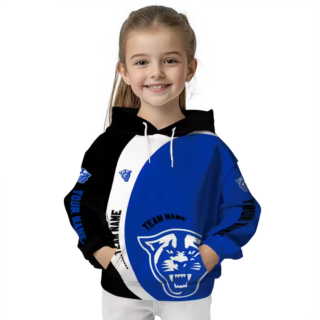 customized georgia state panthers minimalist design blue black hoodie top rated customized georgia state panthers minimalist design blue black hoodie top rated