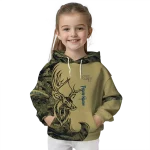 customized georgia tech yellow jackets deer silhouette gold hoodie best selling