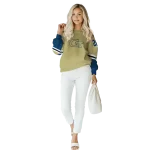 customized georgia tech yellow jackets striped sleeves gold hoodie best selling