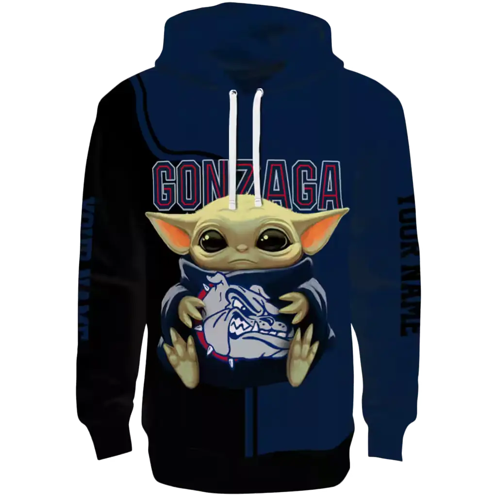customized gonzaga bulldogs baby yoda blue black hoodie best selling customized gonzaga bulldogs baby yoda blue black hoodie best selling