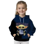 customized gonzaga bulldogs baby yoda blue black hoodie best selling
