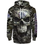 customized gonzaga bulldogs camo skull hoodie best selling