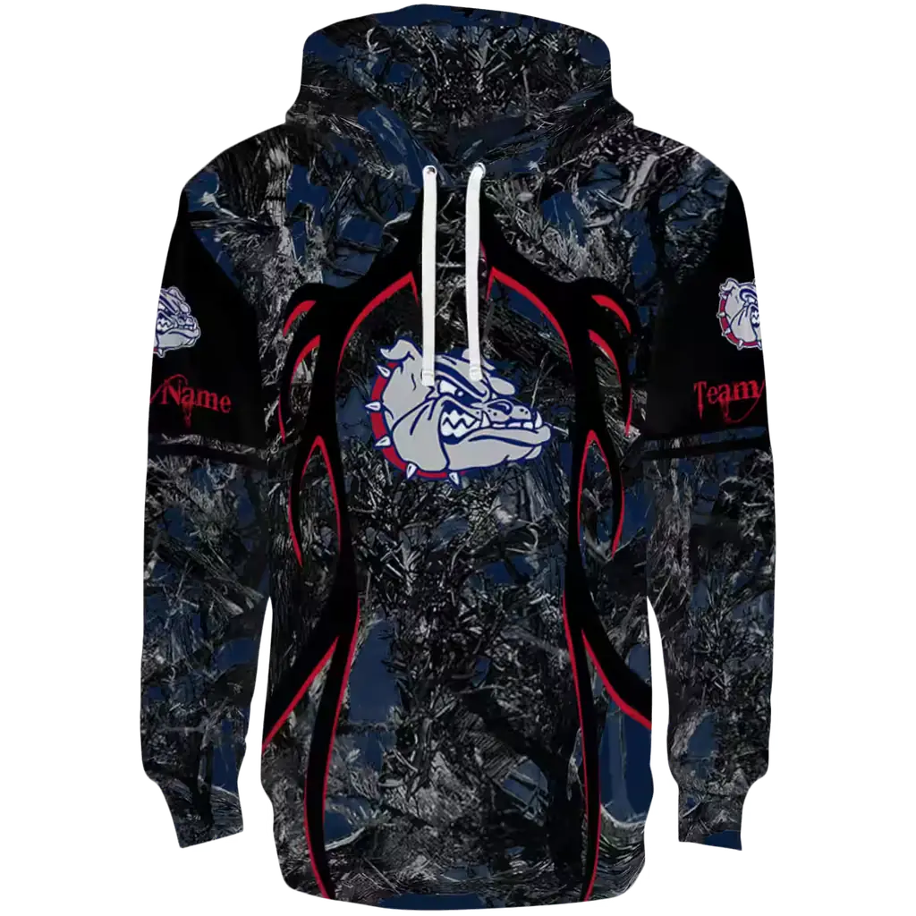customized gonzaga bulldogs hunting theme blue black hoodie best selling customized gonzaga bulldogs hunting theme blue black hoodie best selling