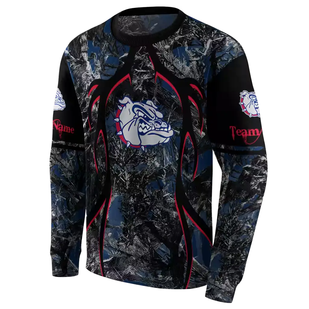 customized gonzaga bulldogs hunting theme blue black hoodie new arrival customized gonzaga bulldogs hunting theme blue black hoodie new arrival