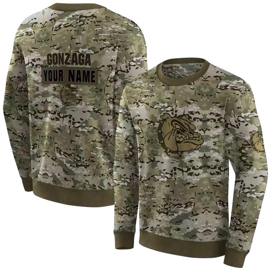 customized gonzaga bulldogs military style hoodie premium grade customized gonzaga bulldogs military style hoodie premium grade