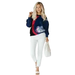 customized gonzaga bulldogs minimalist design blue black hoodie best selling