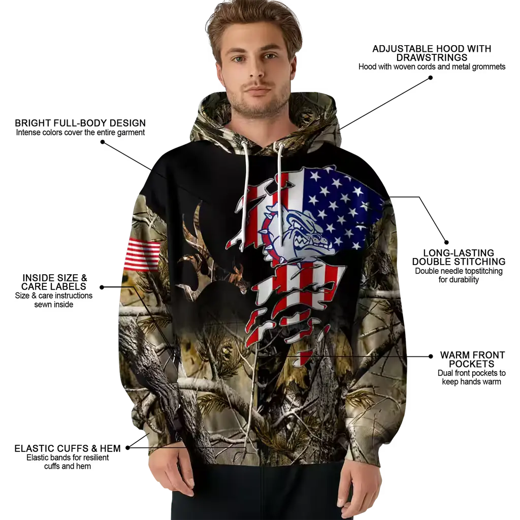 customized gonzaga bulldogs tree camo hoodie latest model customized gonzaga bulldogs tree camo hoodie latest model