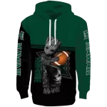 customized hawaii rainbow warriors baby groot green black hoodie best selling