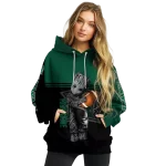 customized hawaii rainbow warriors baby groot green black hoodie best selling