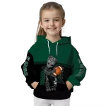 customized hawaii rainbow warriors baby groot green black hoodie best selling