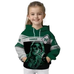 customized hawaii rainbow warriors grim reaper green black hoodie best selling