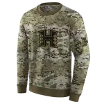 customized hawaii rainbow warriors military style hoodie best selling