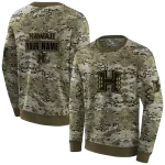 customized hawaii rainbow warriors military style hoodie best selling
