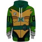 customized hawaii rainbow warriors superhero armor green hoodie best selling