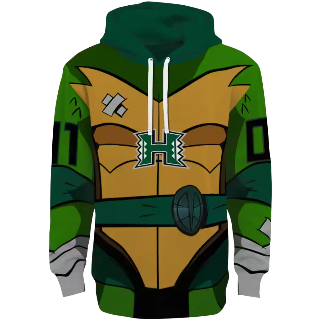 customized hawaii rainbow warriors superhero armor green hoodie best selling customized hawaii rainbow warriors superhero armor green hoodie best selling