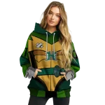 customized hawaii rainbow warriors superhero armor green hoodie best selling