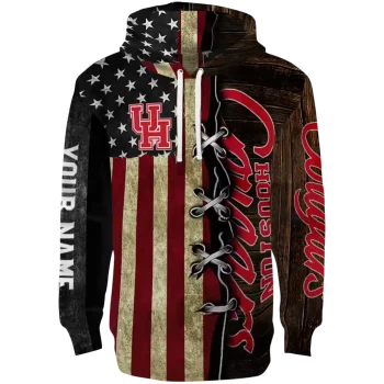 customized houston cougars american pride hoodie best selling