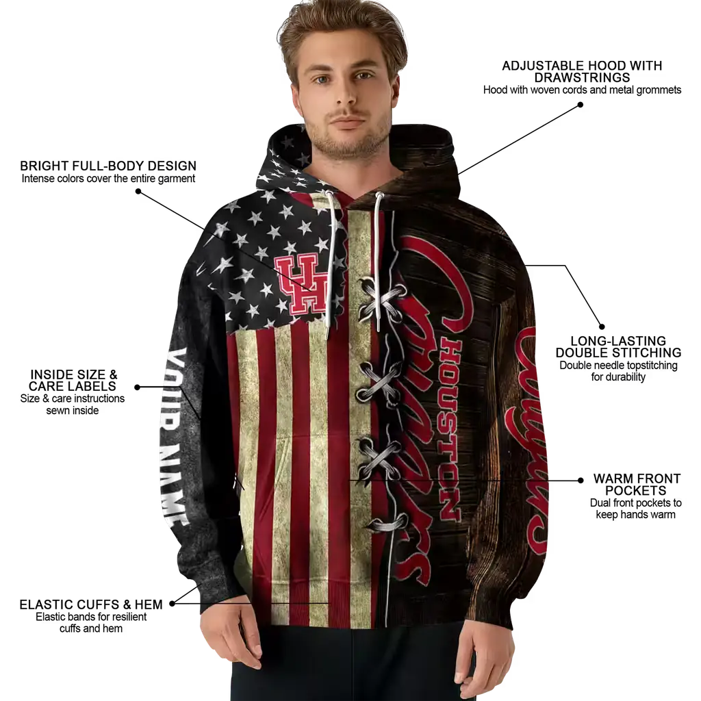 customized houston cougars american pride hoodie latest model customized houston cougars american pride hoodie latest model