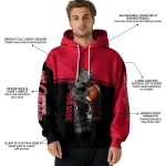 customized houston cougars baby groot red black hoodie best selling