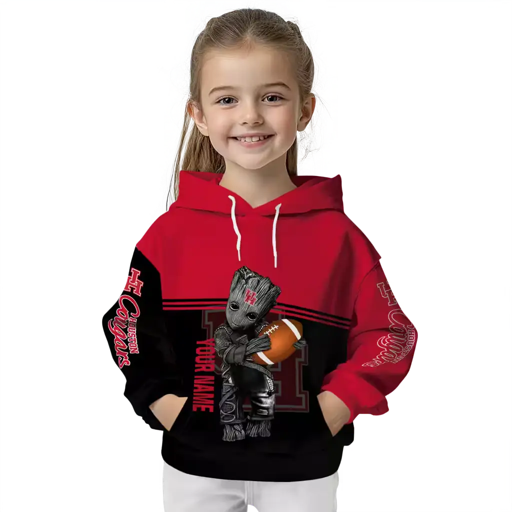 customized houston cougars baby groot red black hoodie top rated customized houston cougars baby groot red black hoodie top rated