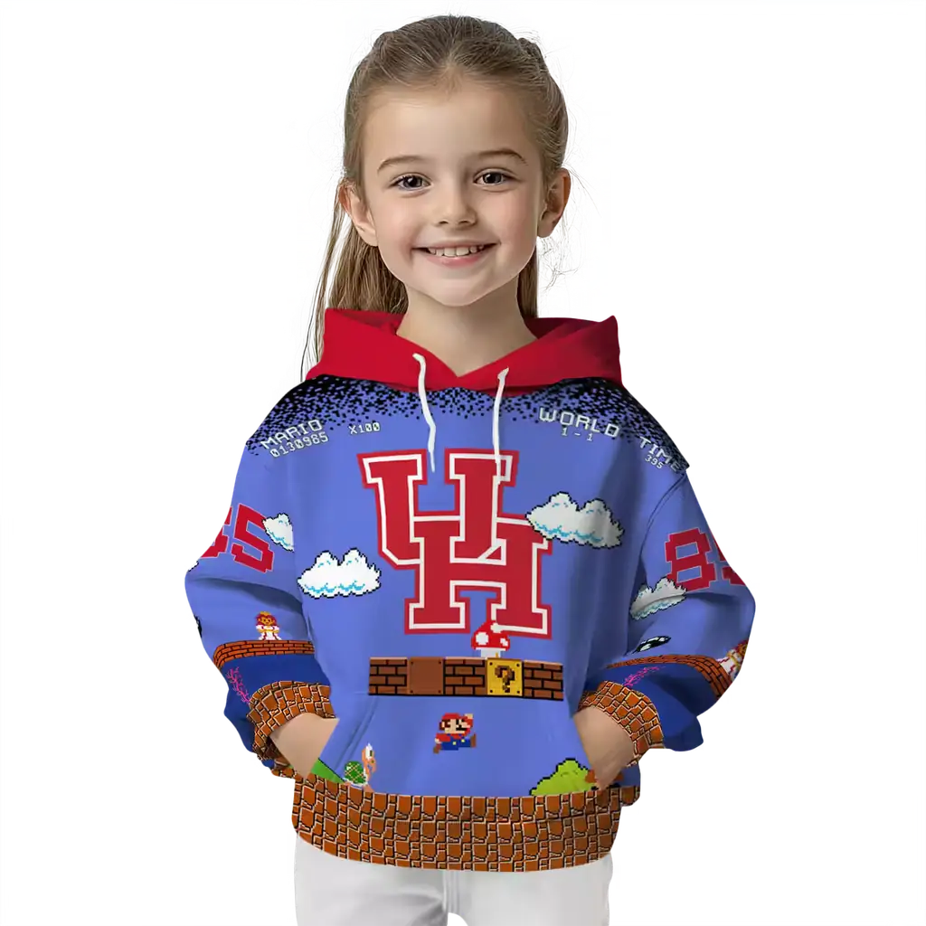 customized houston cougars mario blue black hoodie top rated customized houston cougars mario blue black hoodie top rated