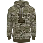 customized illinois fighting illini military style hoodie best selling