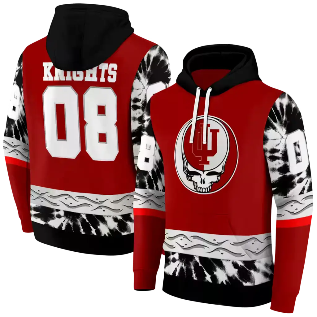 customized indiana hoosiers grateful vibes red hoodie fashion forward customized indiana hoosiers grateful vibes red hoodie fashion forward
