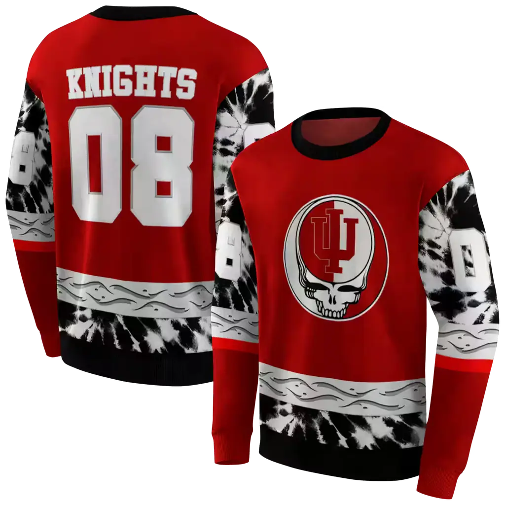 customized indiana hoosiers grateful vibes red hoodie premium grade customized indiana hoosiers grateful vibes red hoodie premium grade