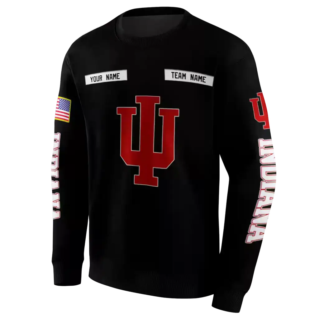 customized indiana hoosiers punisher skull black hoodie new arrival customized indiana hoosiers punisher skull black hoodie new arrival