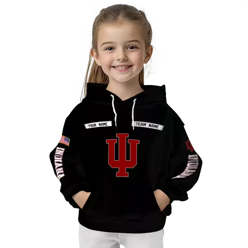 customized indiana hoosiers punisher skull black hoodie top rated customized indiana hoosiers punisher skull black hoodie top rated