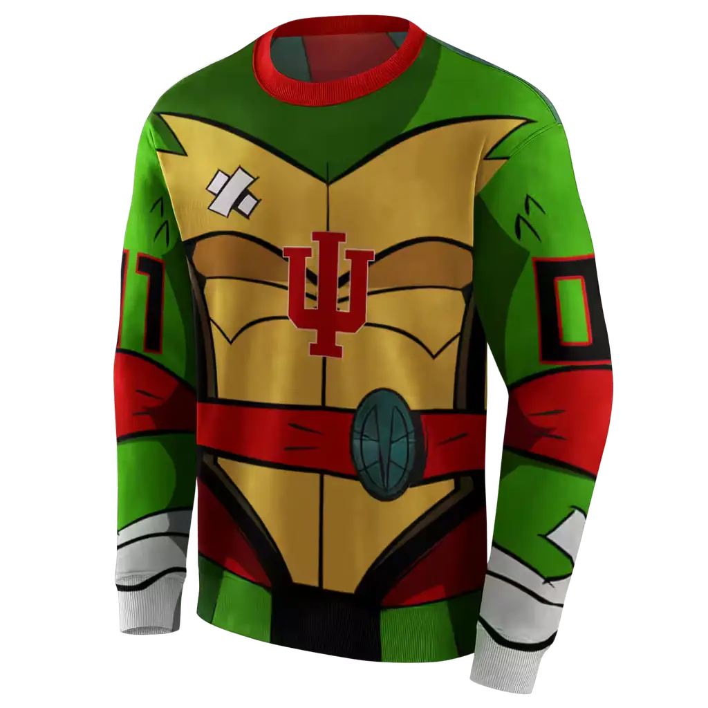 customized indiana hoosiers superhero armor red green hoodie new arrival customized indiana hoosiers superhero armor red green hoodie new arrival