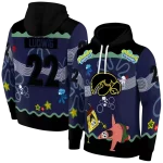 customized iowa hawkeyes spongebob patrick star black navy hoodie best selling