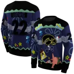 customized iowa hawkeyes spongebob patrick star black navy hoodie best selling