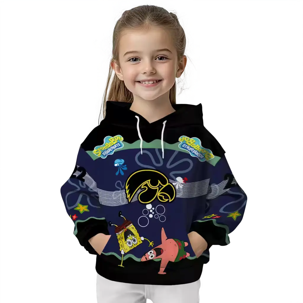 customized iowa hawkeyes spongebob patrick star black navy hoodie top rated customized iowa hawkeyes spongebob patrick star black navy hoodie top rated